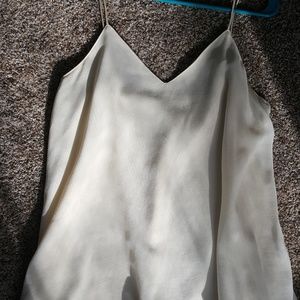 Ivory tank blouse